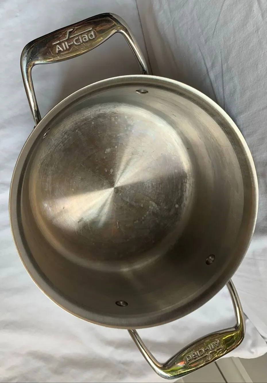 6 piece All-Clad Stainless Steel Pot Pan with Lids SET